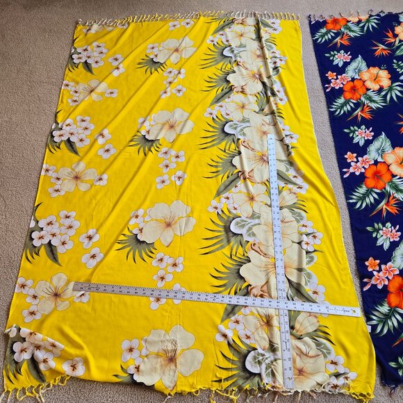 2 pack of vibrant summer scarves/sarongs/shawls - Picture 3 of 5